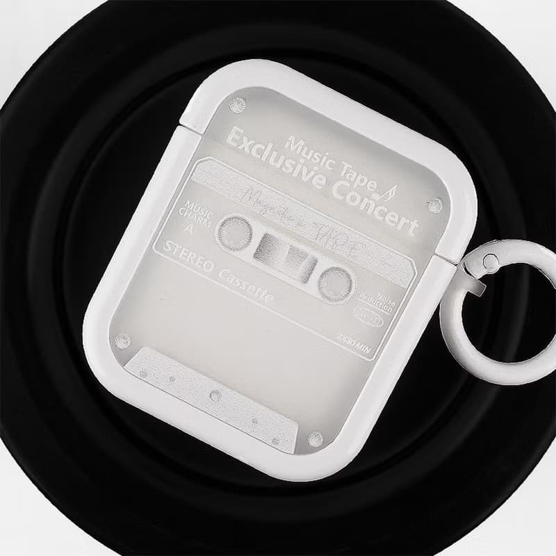 復古純白磁帶 AirPods 1/2/3/Pro 二代 保護套