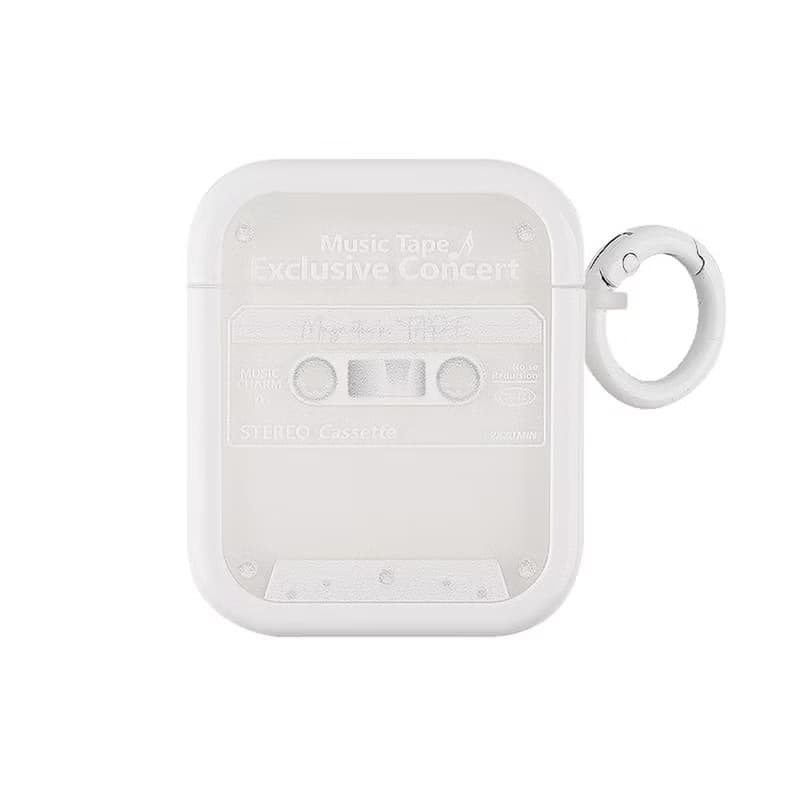 復古純白磁帶 AirPods 1/2/3/Pro 二代 保護套