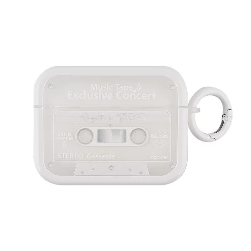 復古純白磁帶 AirPods 1/2/3/Pro 二代 保護套