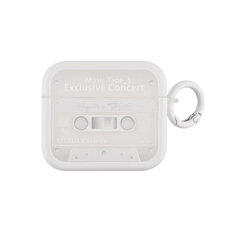復古純白磁帶 AirPods 1/2/3/Pro 二代 保護套
