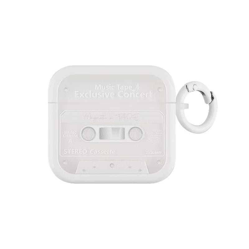 復古純白磁帶 AirPods 1/2/3/Pro 二代 保護套