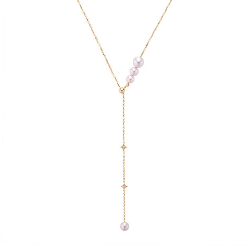 秋夜 - Y字項鍊黃K金