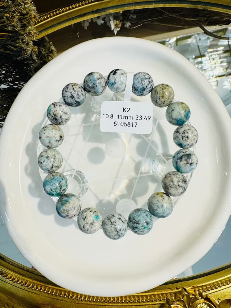 天然原礦無優化氣質藍K2水晶幫助平衡化解淡負面經驗希望達成