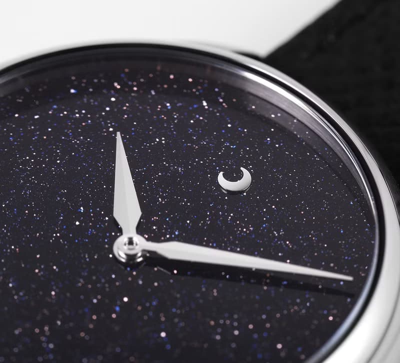 【MOONART】原創手錶 天際系列-星河+ 藍晶石藝術手錶