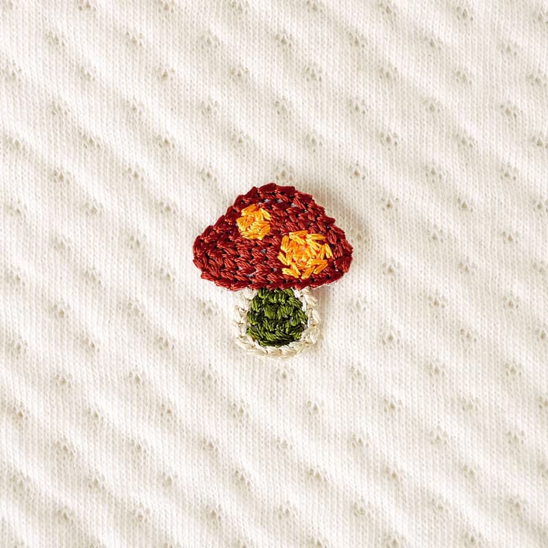 【SISSO有機棉】菇菇熊二重織空氣棉披風