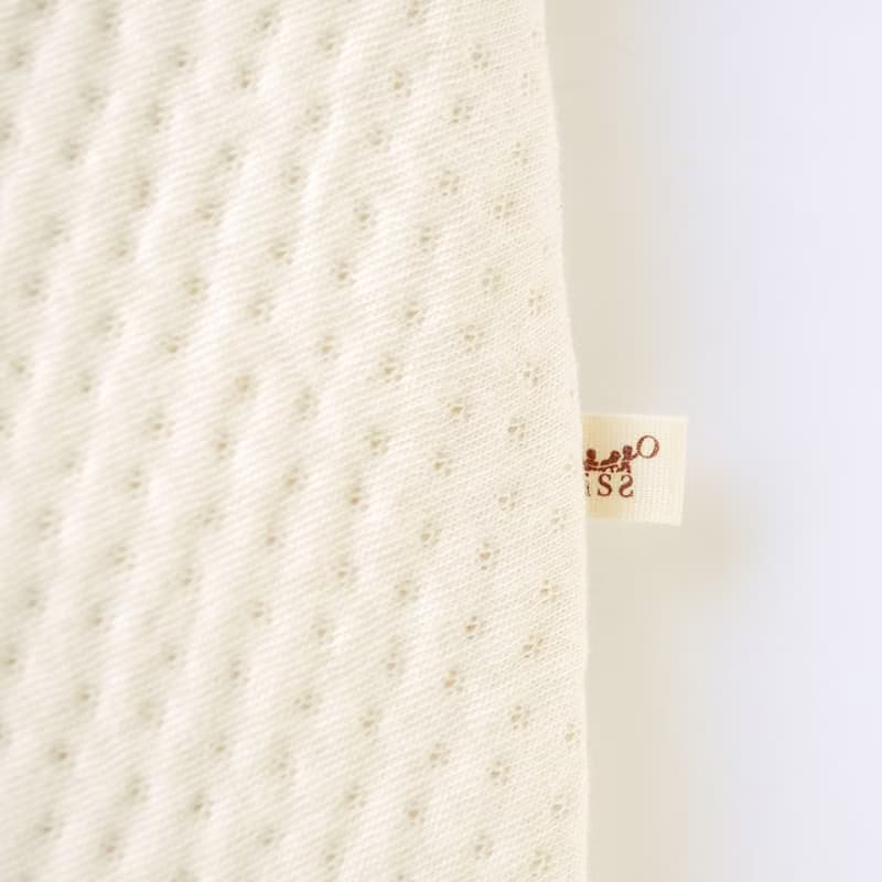 【SISSO有機棉】菇菇熊二重織空氣棉披風