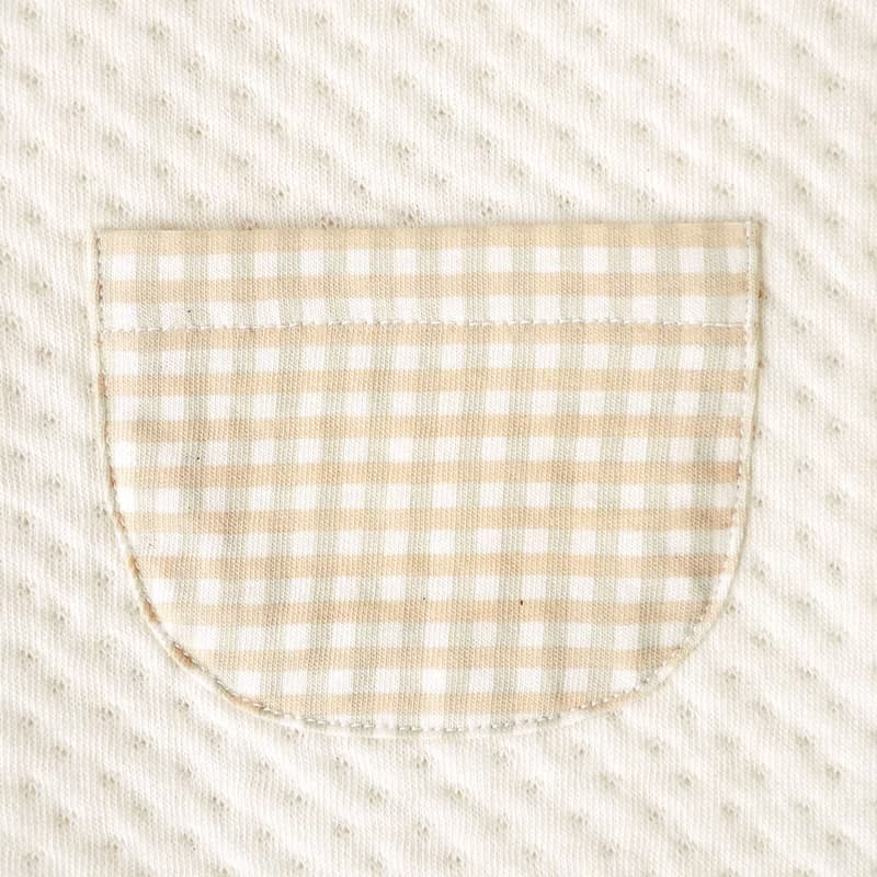 【SISSO有機棉】菇菇熊二重織空氣棉披風