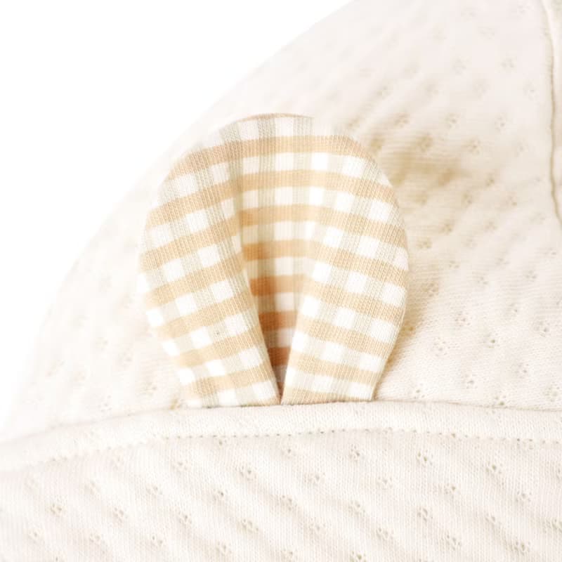 【SISSO有機棉】菇菇熊二重織空氣棉披風