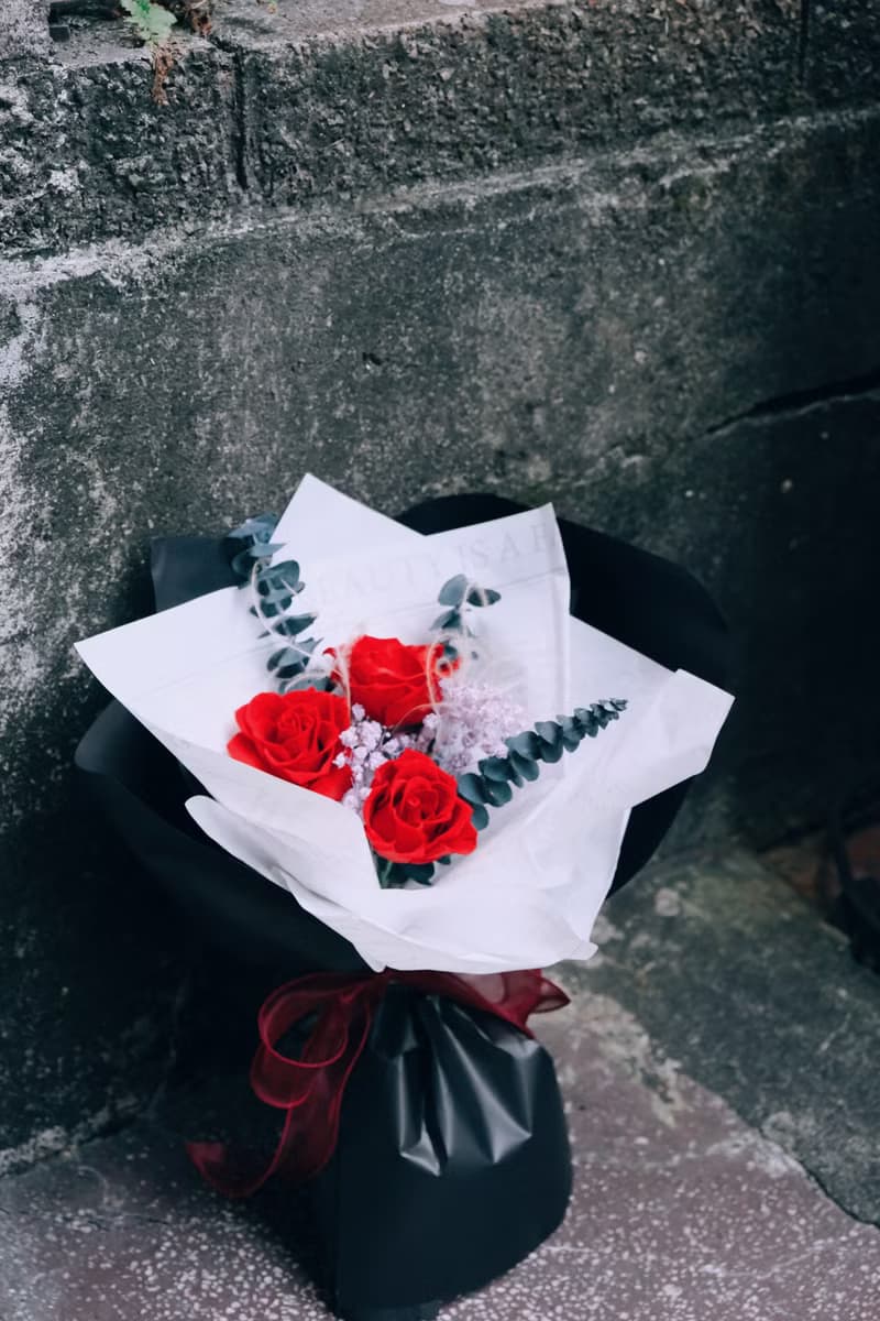 永生玫瑰花束 情人節 紅玫瑰