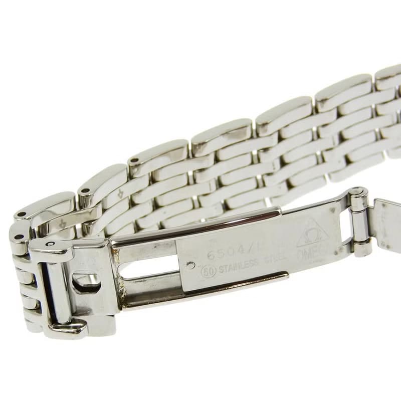 【日本直送】オメガ OMEGA デヴィル 腕時計 4570.31 SS クオーツ アナログ表示 シルバー文字盤 レディース【中古】