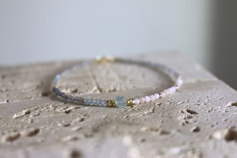 十月誕生石 蛋白石 磷灰石 手鍊 - 新篇章 -