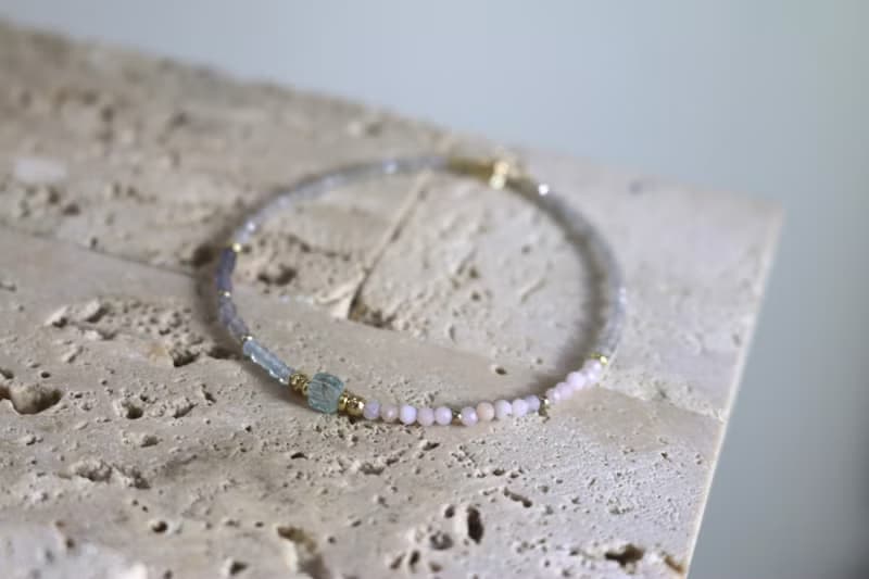 十月誕生石 蛋白石 磷灰石 手鍊 - 新篇章 -