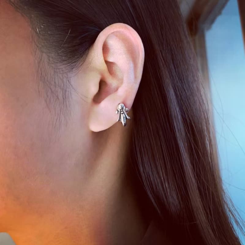 Casper卡士柏耳環(單顆/925純銀/兩件式耳環)個性耳環 情人節禮物