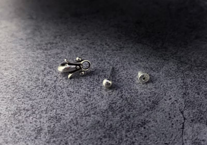 Casper卡士柏耳環(單顆/925純銀/兩件式耳環)個性耳環 情人節禮物