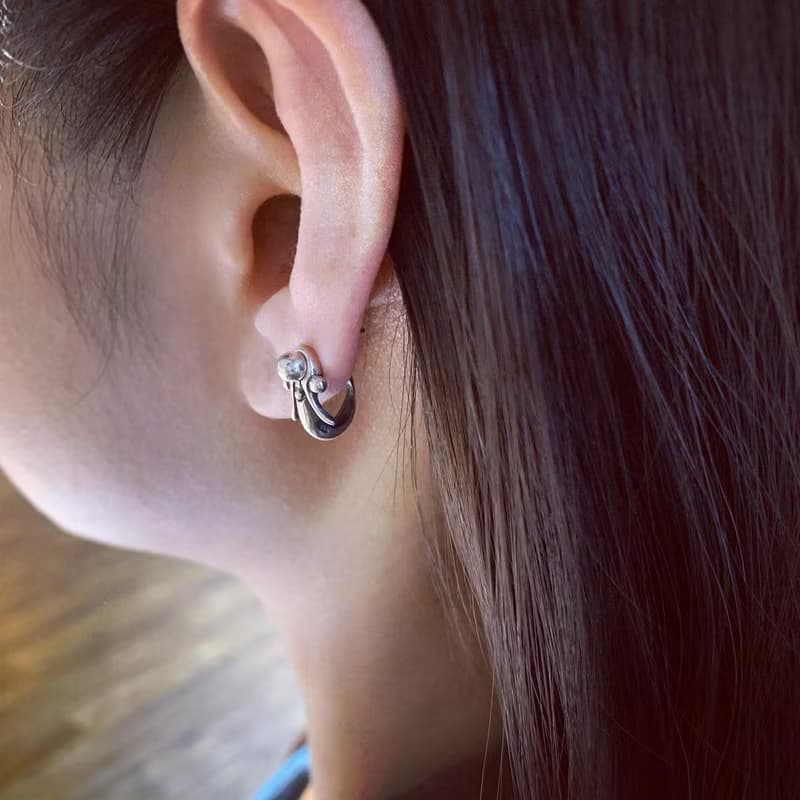 Casper卡士柏耳環(單顆/925純銀/兩件式耳環)個性耳環 情人節禮物