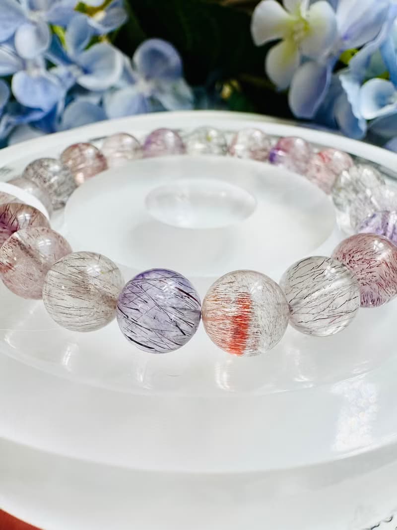 精品透閃溫柔仙女系彩超七9.7-10mm27.36g三輪骨幹黃超七紫粉