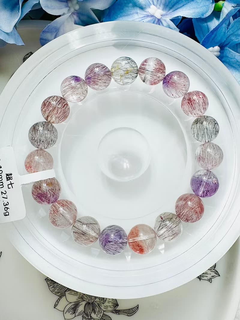 精品透閃溫柔仙女系彩超七9.7-10mm27.36g三輪骨幹黃超七紫粉