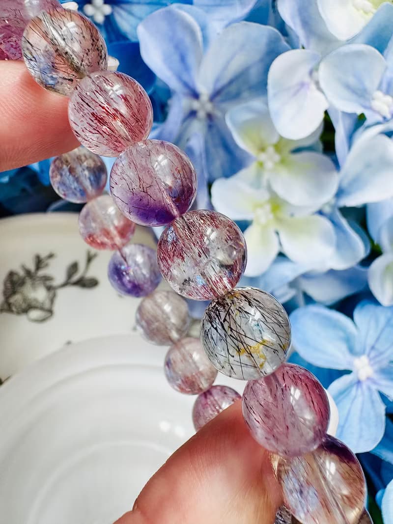 精品透閃溫柔仙女系彩超七9.7-10mm27.36g三輪骨幹黃超七紫粉