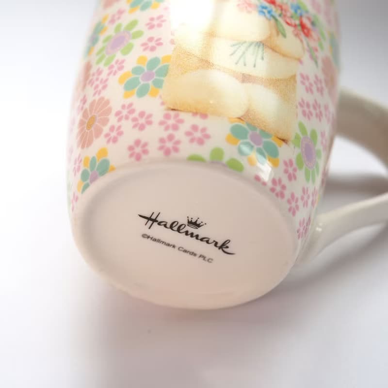 花朵粉彩色馬克杯-祝你生日快樂【Hallmark-ForeverFriends禮品】