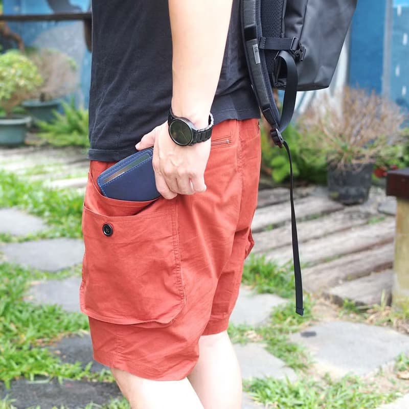 日本手工藍染 經典牛皮卡片零錢包 Made by Baggy Port Japan