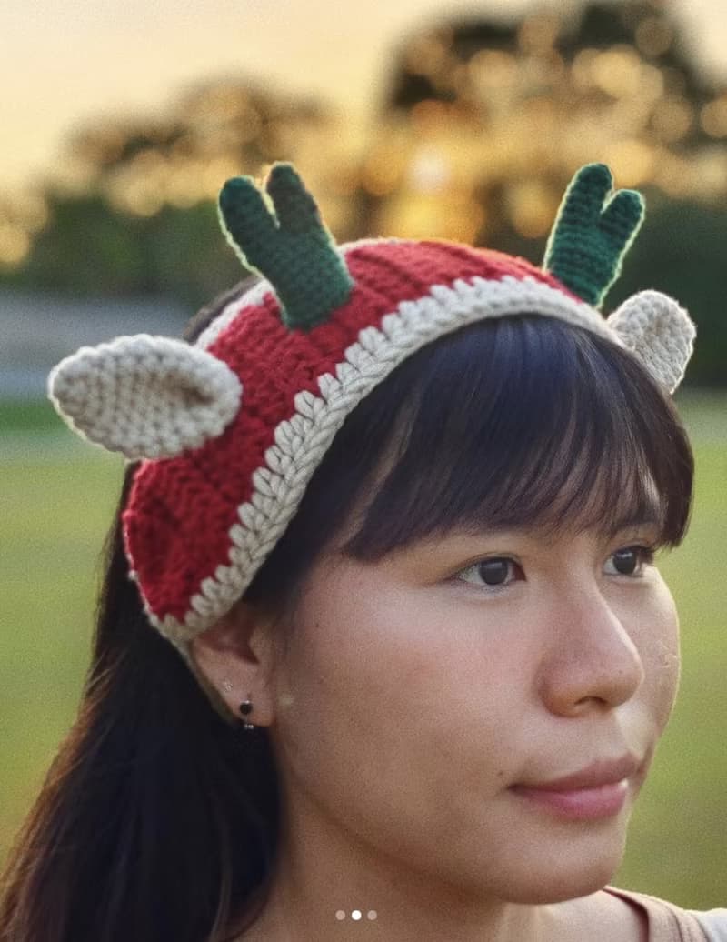 Reindeer antler Headband