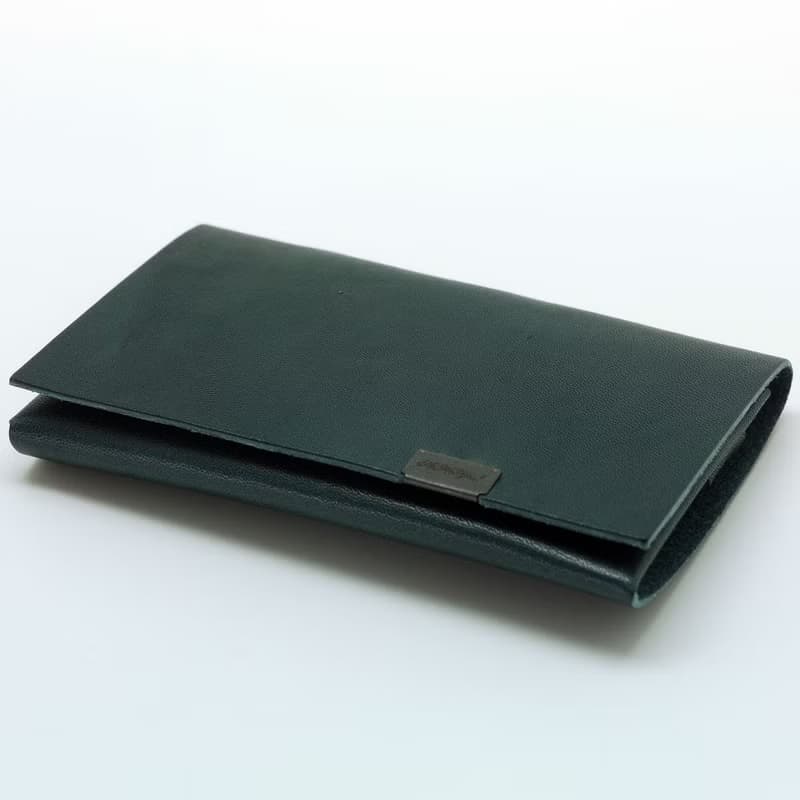 日本手工-所作Shosa 植鞣牛皮 零錢包 - 簡約基本款/藏青