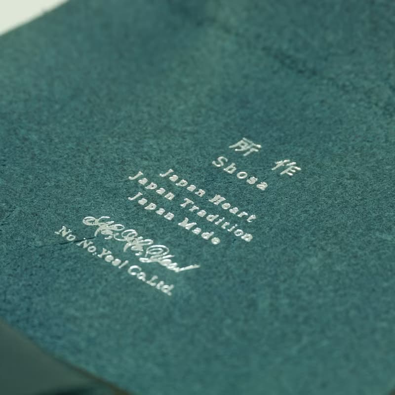 日本手工-所作Shosa 植鞣牛皮 零錢包 - 簡約基本款/藏青