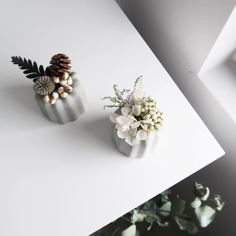 CANELÉ 法式可麗露 | 告白詩歌・乾燥不凋花水泥甜點擴香擺飾