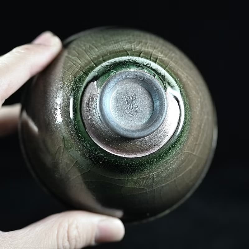 手作柴燒上釉茶碗NT11