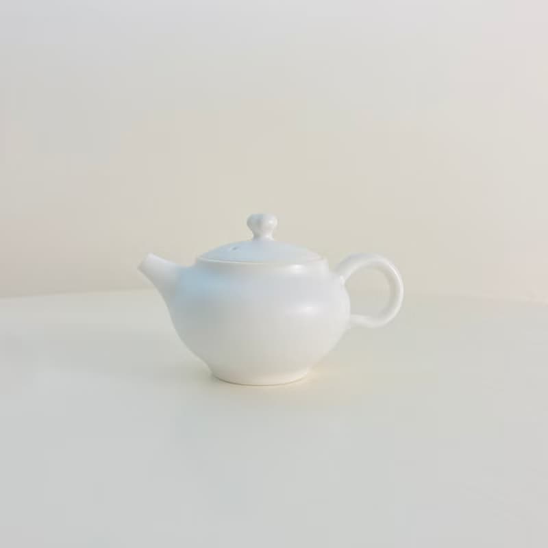 【訂製款】果實鈕蓋－白瓷小茶壺100ml