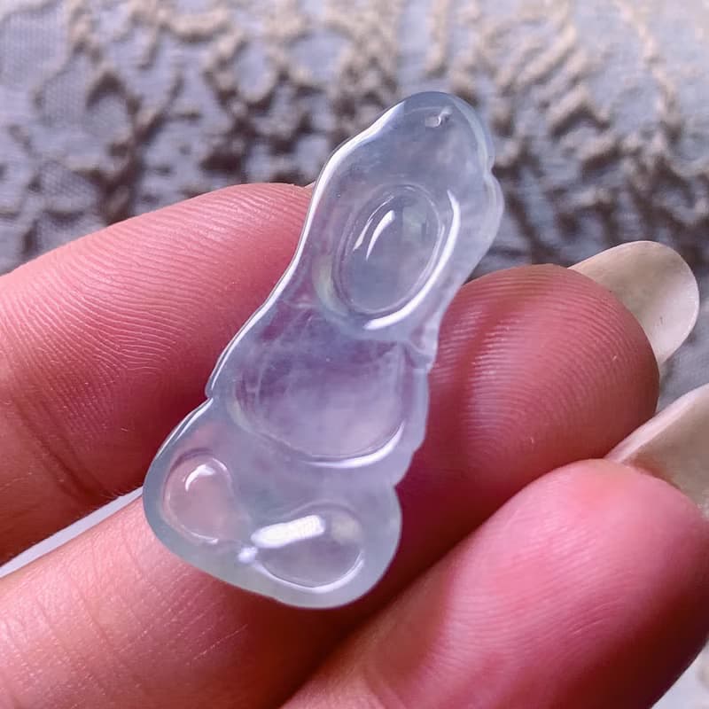 冰玻種翡翠觀音菩薩寶寶佛 | 天然緬甸玉A貨翡翠 | 送禮