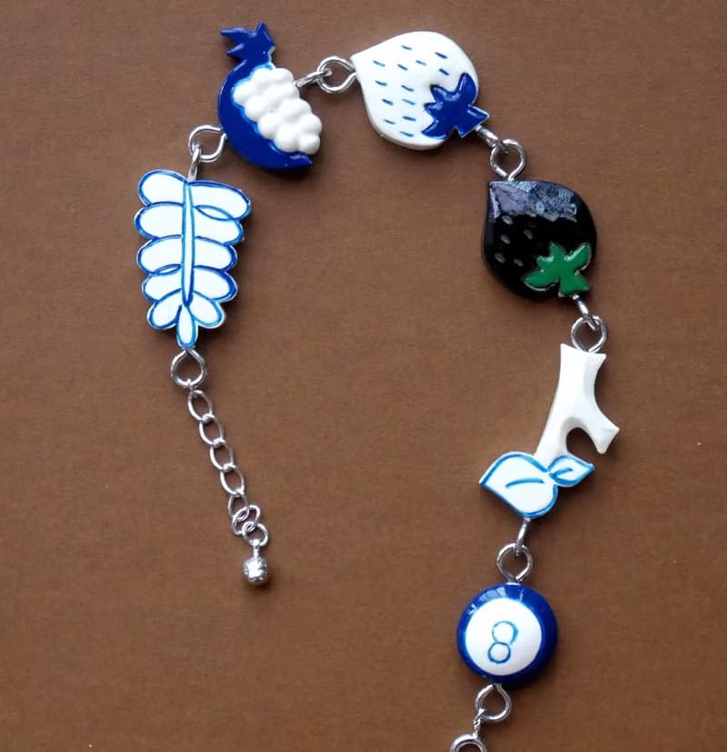 ブルーフルーツブレスレット