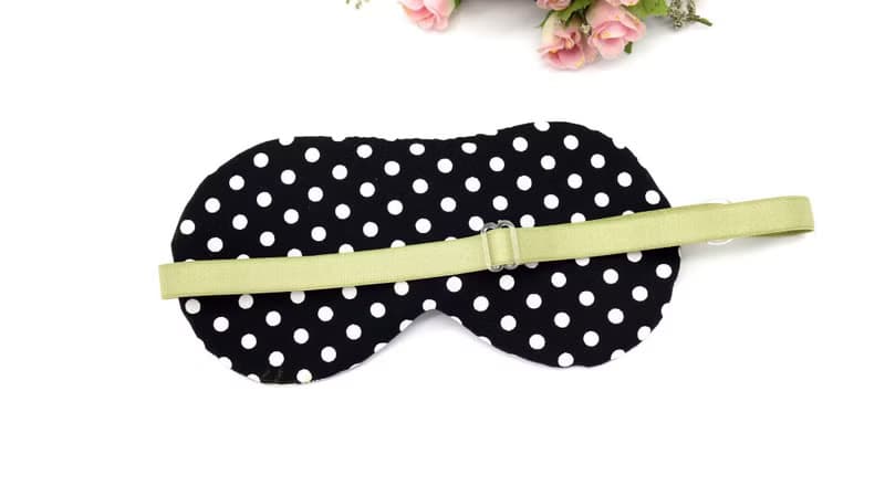墨綠底斑馬可調式睡眠眼罩附束口收納袋 sleep mask *sk*