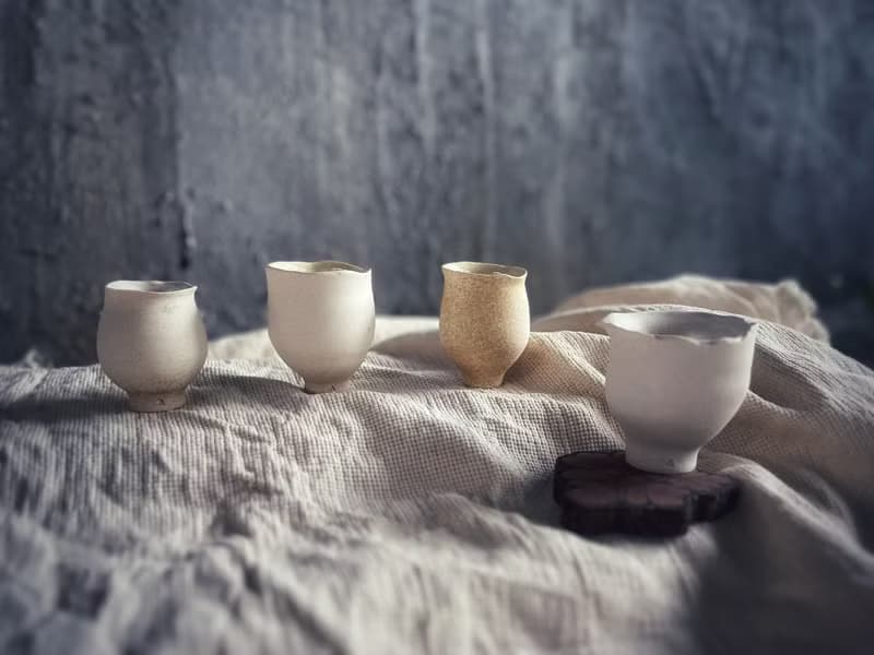 野獸胖肚小茶杯・聞香杯 / 奶油餅乾