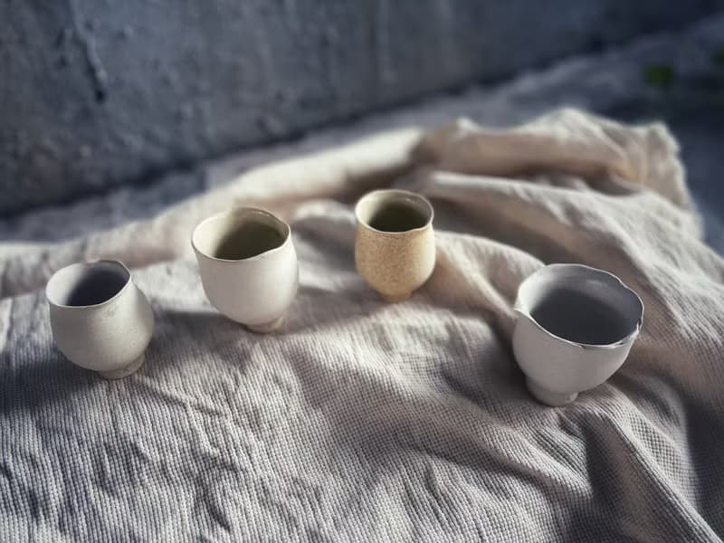 野獸胖肚小茶杯・聞香杯 / 奶油餅乾