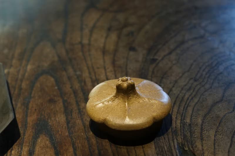 送禮紫砂壺茶壺瓜钮供春 全手精品  段泥/260ml/14孔/廖老师作品