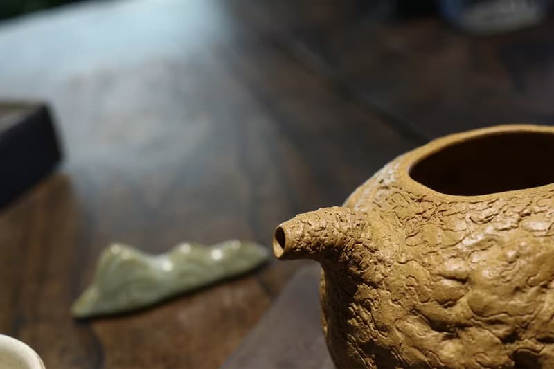 送禮紫砂壺茶壺瓜钮供春 全手精品  段泥/260ml/14孔/廖老师作品