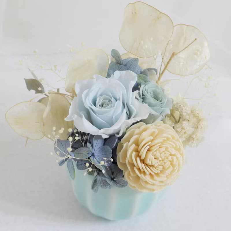 日月永生盆花 結婚捧花永生乾燥花畢業謝師禮物生日畢業禮物