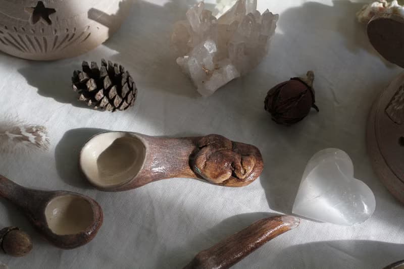 純手捏松鼠造型陶瓷湯匙/陶匙