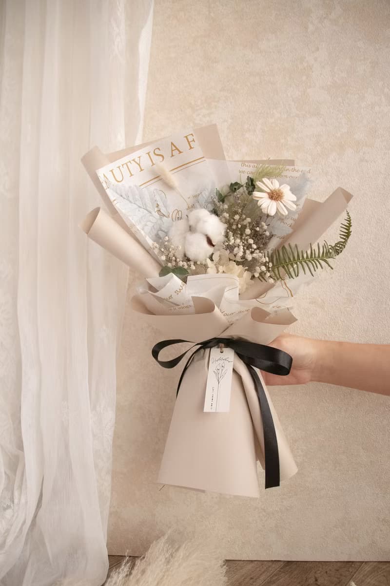 畢業花束 擴香花向日葵花束 乾燥花花束