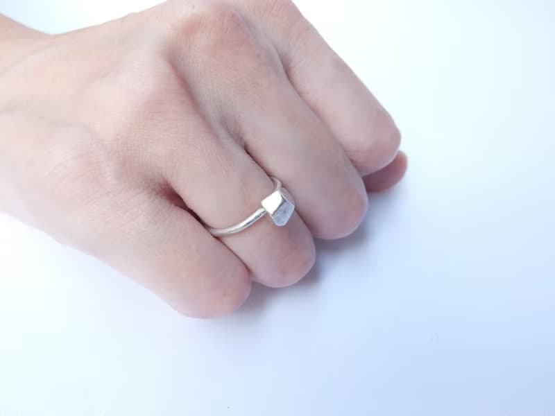 Rock Diamond 純銀戒指