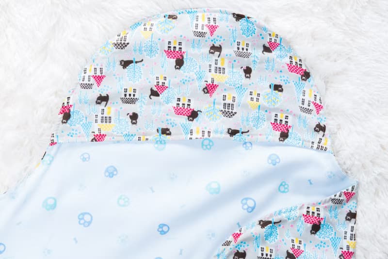 滑翔翼包巾-動物12-紗vs藍色熊熊  包巾 彌月 收涎 嬰兒 新生兒