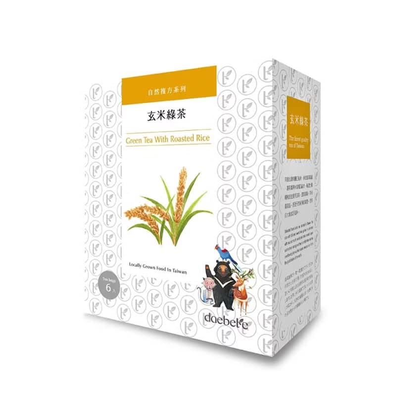 【daebete】玄米綠茶 複方茶 茶包 (3g*6包)│快速出貨