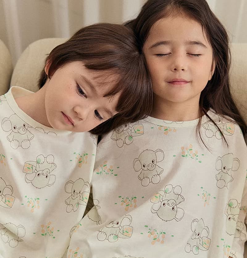 大象的小花園-【寬鬆】植纖衣長袖韓國童裝-K60009