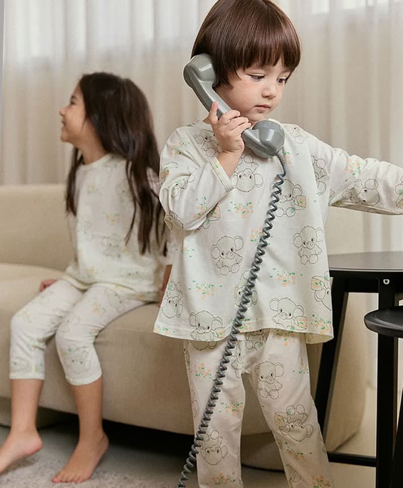 大象的小花園-【寬鬆】植纖衣長袖韓國童裝-K60009