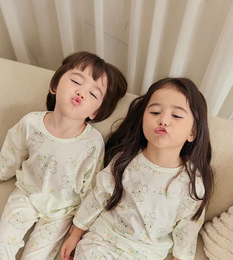 大象的小花園-【寬鬆】植纖衣長袖韓國童裝-K60009