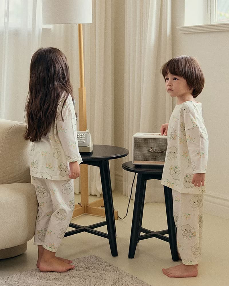 大象的小花園-【寬鬆】植纖衣長袖韓國童裝-K60009