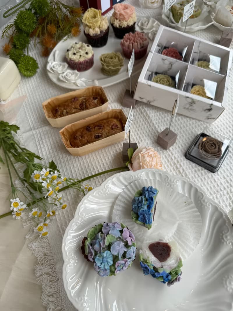 AY baker 韓式裱花 大福 麻糬 紅豆大福 紅豆麻糬 四葉草 幸運草