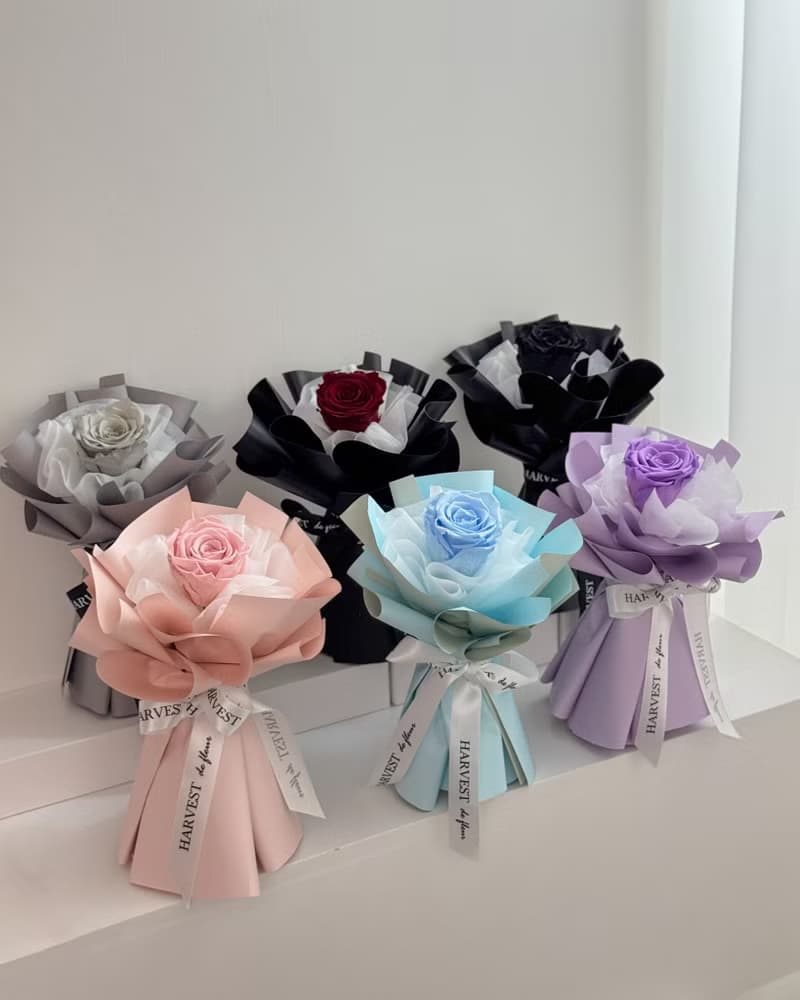 永生玫瑰花束 澎湃感花束 附提袋