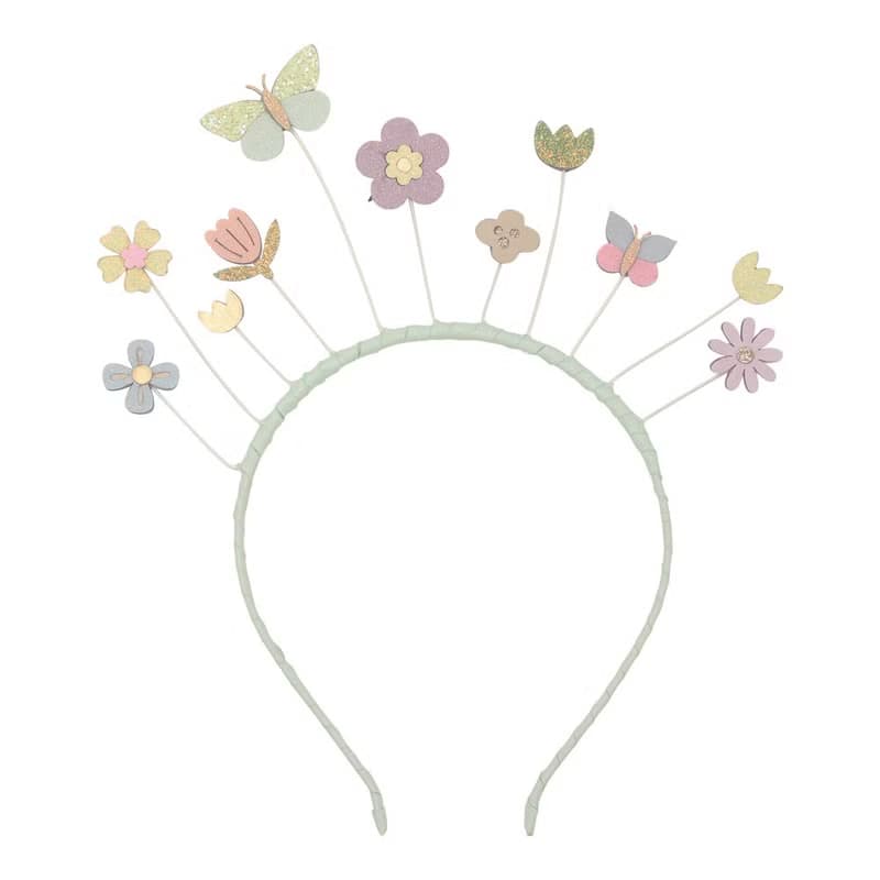 英國Mimi & Lula_SS25_夢幻花園_花花蝴蝶立體髮圈